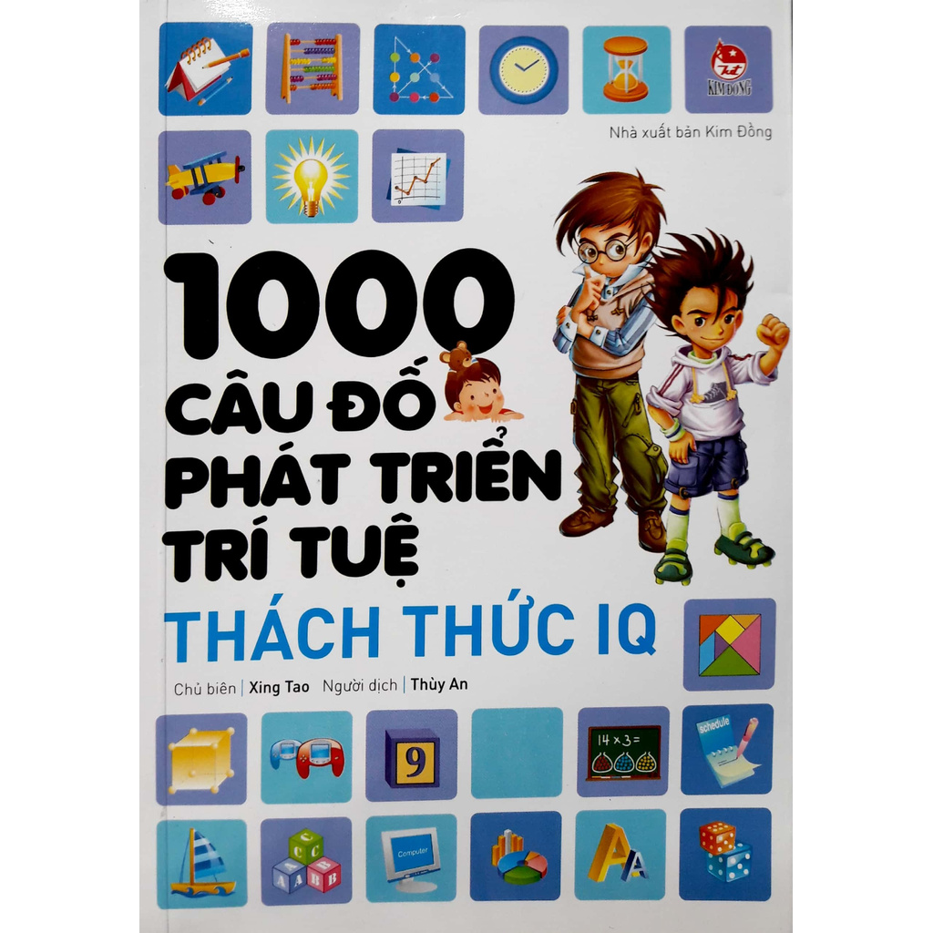 Sách 1000 Câu Đố Phát Triển Trí Tuệ (combo 2 quyển: Thách Thức IQ, Khai Phá Tiềm Năng)