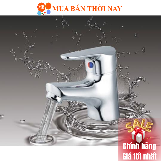 Vòi Nóng Lạnh Lavabo CAESAR B120CP - B120CU kèm bộ xả ty hoặc bộ xả nhấn