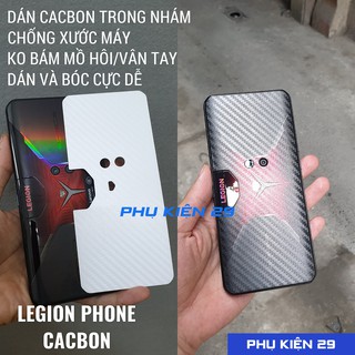 [Lenovo Legion] Dán lưng 3D chống xước vân Cacbon - Carbon