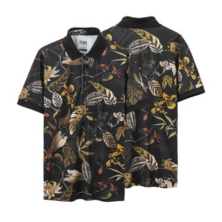 Áo thun Polo nam cổ bẻ họa tiết FEAER 100% chất Cotton thoáng mát, không nhăn Fallen |new arrival 2021|