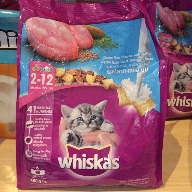 [Mã PET50K giảm Giảm 10% - Tối đa 50K đơn từ 250K] [ 1,1kg zin ] Hạt Whiskas Junior cho mèo con