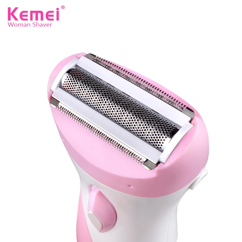 Máy Cạo Lông Toàn Thân Cho Nữ Sạc Điện Kemei KM-3018 Máy Tẩy Lông Đa Năng Vùng Kín
