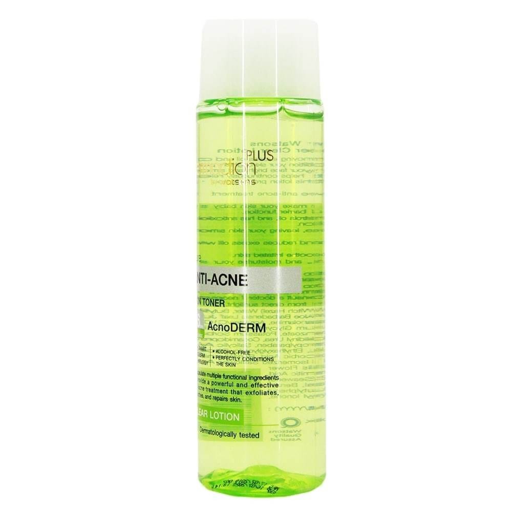 Toner Dermaction Plus By Watsons Pure Anti-Acne Skin AcnoDerm Clear Lotion Cho Da Nhờn Mụn 130ml