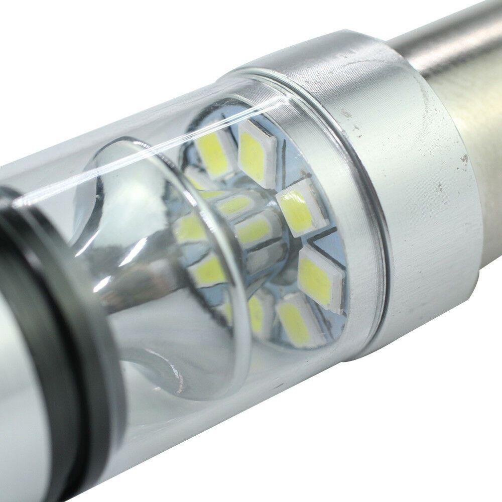 WONDER 2Pcs/Set Car Fog Light P21w Hi/Low Kit Beam Signal Lights LED Super Bright 1156 1157 DRL