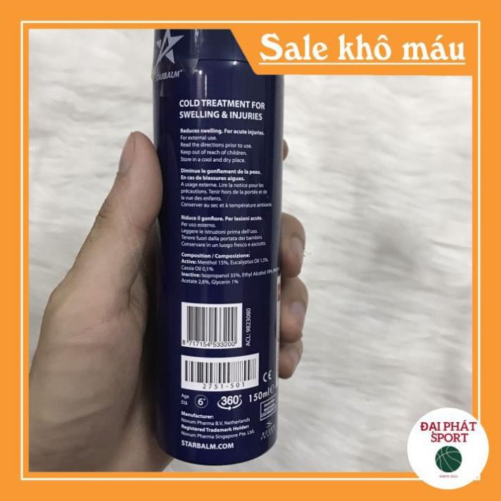 [GIÁ SỐC BL] Bình Xịt Giảm Đau ⚡𝗙𝗿𝗲𝗲 𝘀𝗵𝗶𝗽⚡ TAAN, STARBALM Cold Spray, Xịt Lạnh Cao Cấp Thể Thao