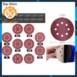 Giấy ráp , giấy nhám mài tường 8 lỗ 180mm 