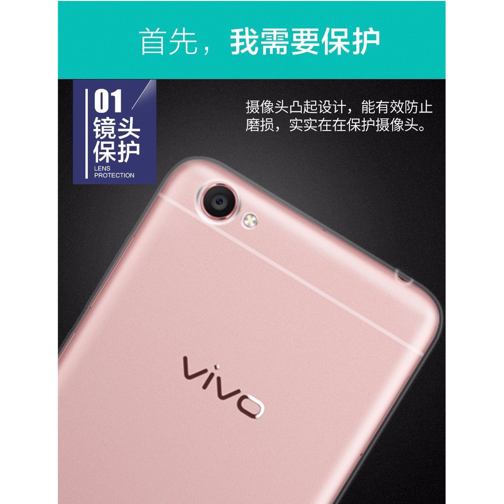 Ốp lưng VIVO Y55 Silicon Dẻo trong suốt