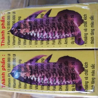 Vitamin tăng lực cho cá cảnh