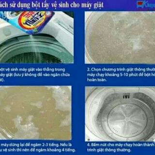 Bột vệ sinh lồng máy giặt