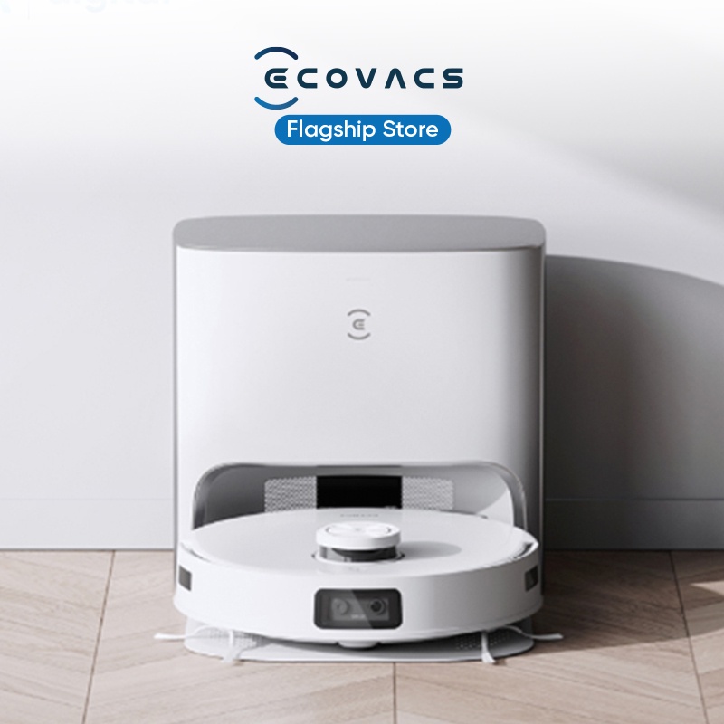 Dock Sạc Hút Rác Tự Động Cho Robot Hút Bụi Lau Nhà Ecovacs Deebot T10 (T10 AES) - Chứa Dung Tích Khủng 3.2L