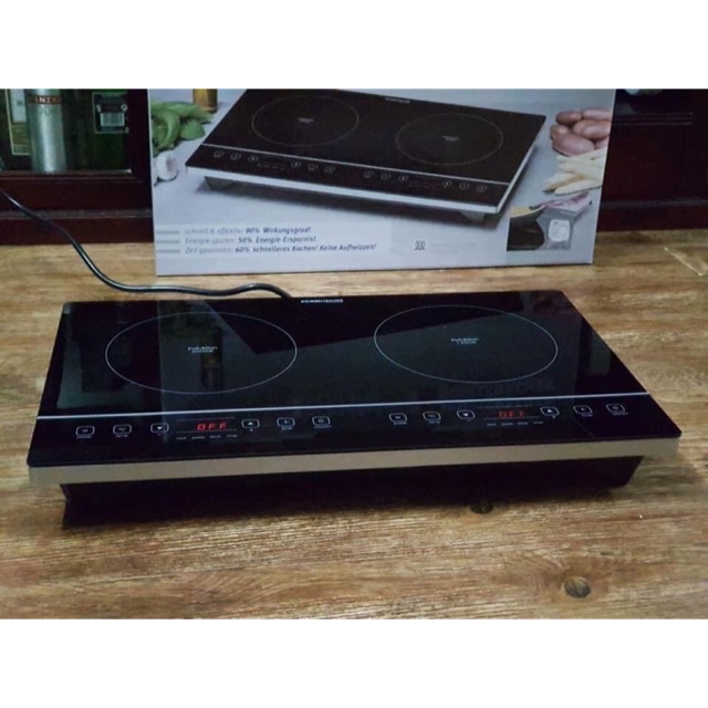Bếp từ đôi Rommelsbacher CT 3405/IN, bếp lắp dương