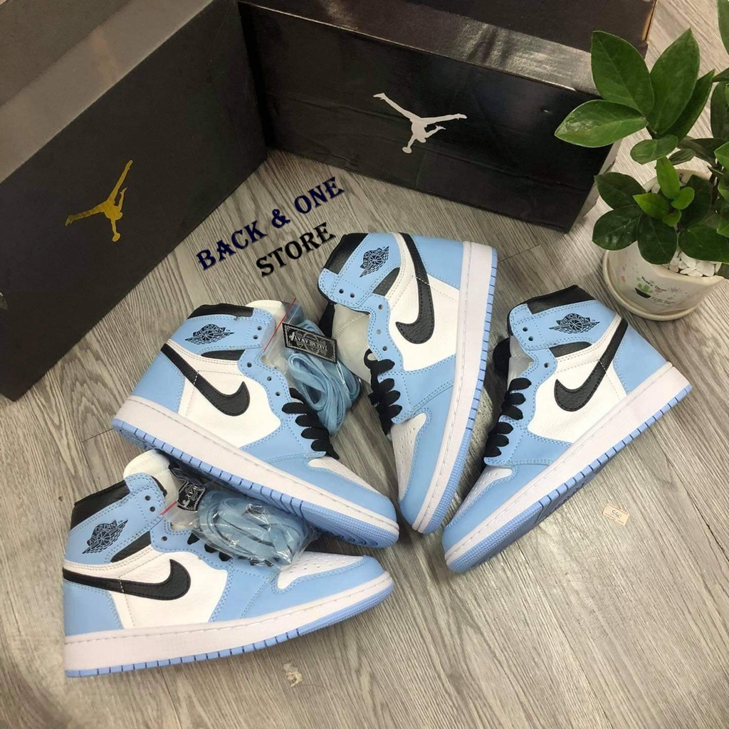 Giày Sneaker 🎀BẢN TRUNG🎀 Giày air 𝐉𝐎𝐑𝐃𝐀𝐍 𝐏𝐀𝐍𝐃𝐀, giày thể thao nam nữ cao cổ màu xanh cao cấp | BigBuy360 - bigbuy360.vn