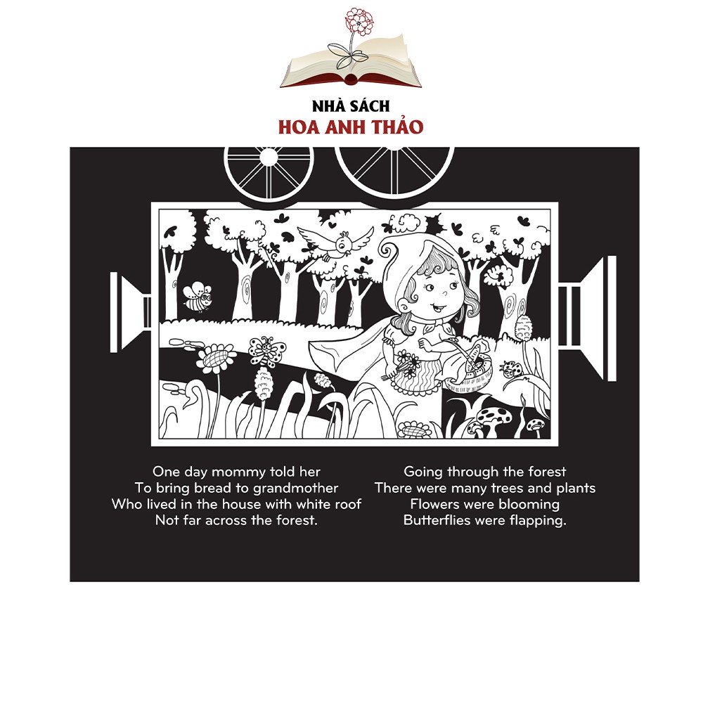 Sách chiếu bóng tương tác - Cinema book rạp chiếu phim trong sách: Cô bé quàng khăn đỏ