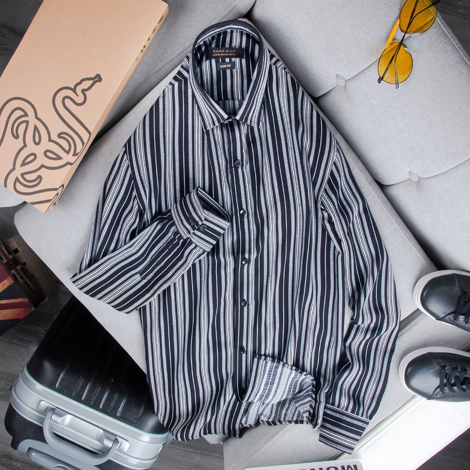 Áo Sơ Mi Nam, Áo Sơ Mi Nam Lịch Lãm Cao Cấp Hàng VNXk