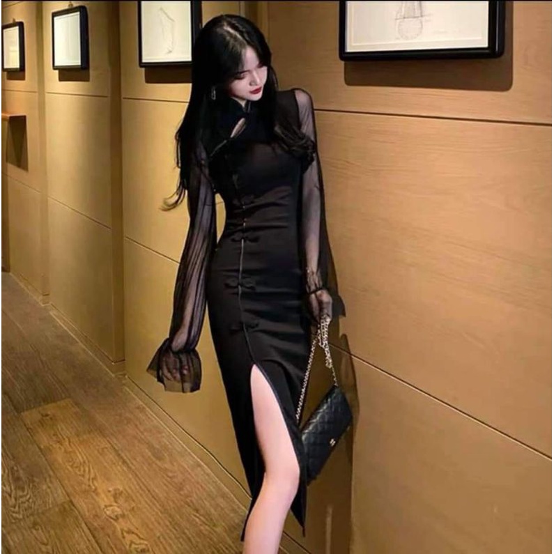 đầm body lưới 148
