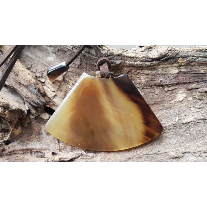 Hoa tai, bông tai bằng sừng trâu tự nhiên nguyên khối