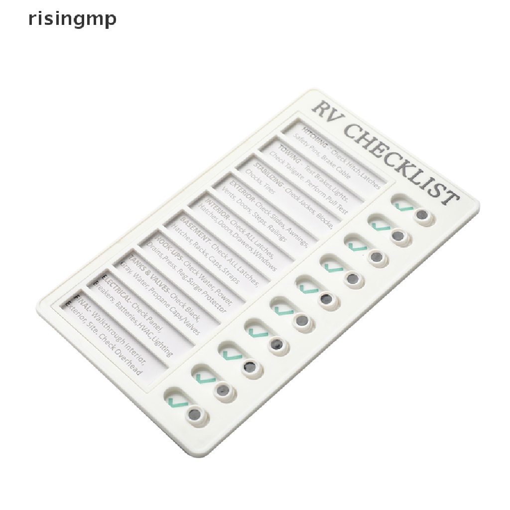 [risingmp] Bảng Ghi Nhớ Nhựa Ghi Chú Kế Hoạch Hàng Ngày Có Thể Tái Sử Dụng ♨Trên đó