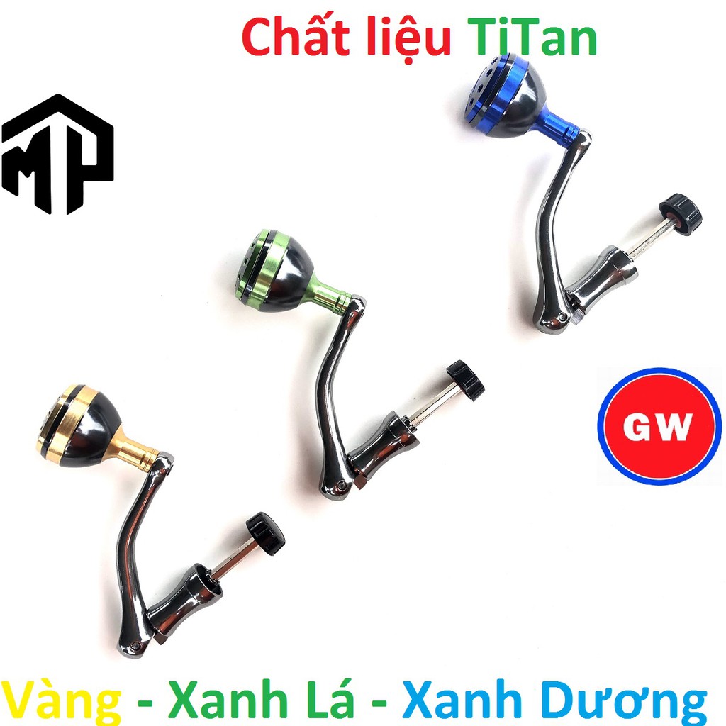 Tay quay câu cá GW - Chất lượng TiTan 6 cạnh hàng chuẩn y hìnhg