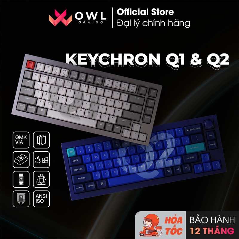 Bàn phím cơ Keychron Q1 v2 / Keychron Q2
