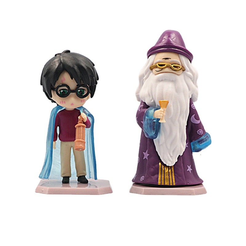 Set 6 Mô Hình Mô Phỏng Hermione Jean Granger Ronald Weasley Dumbledore