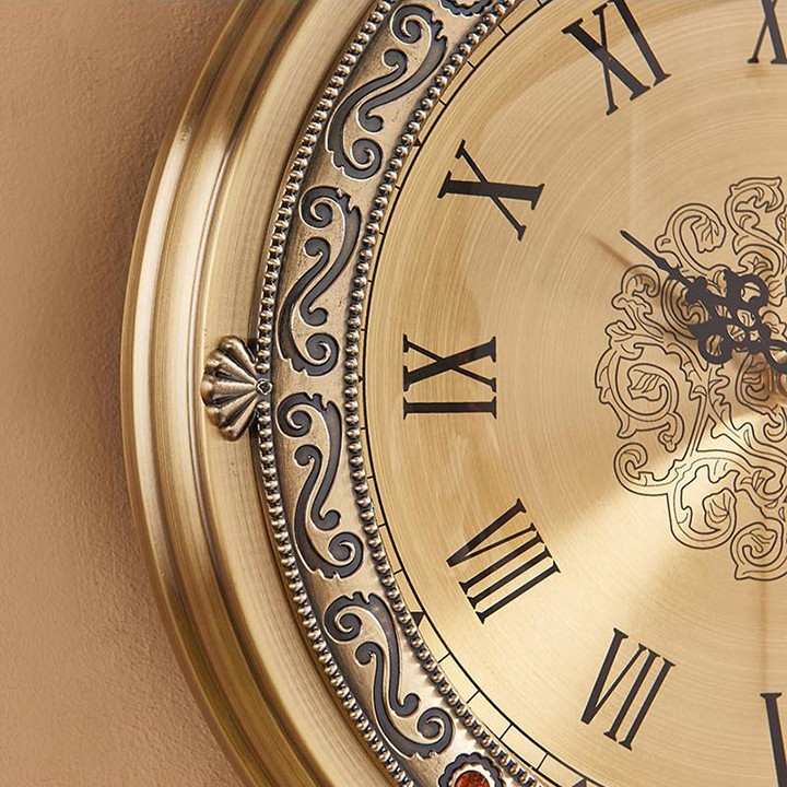 Đồng hồ treo tường quả lắc cổ điển mặt số La Mã hoặc số hiện đại - Đồng hồ trang trí phòng khách đẹp và quà biếu tặng