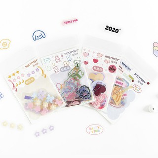 Gói 40/45 sticker trang trí dễ thương (Hàng có sẵn)