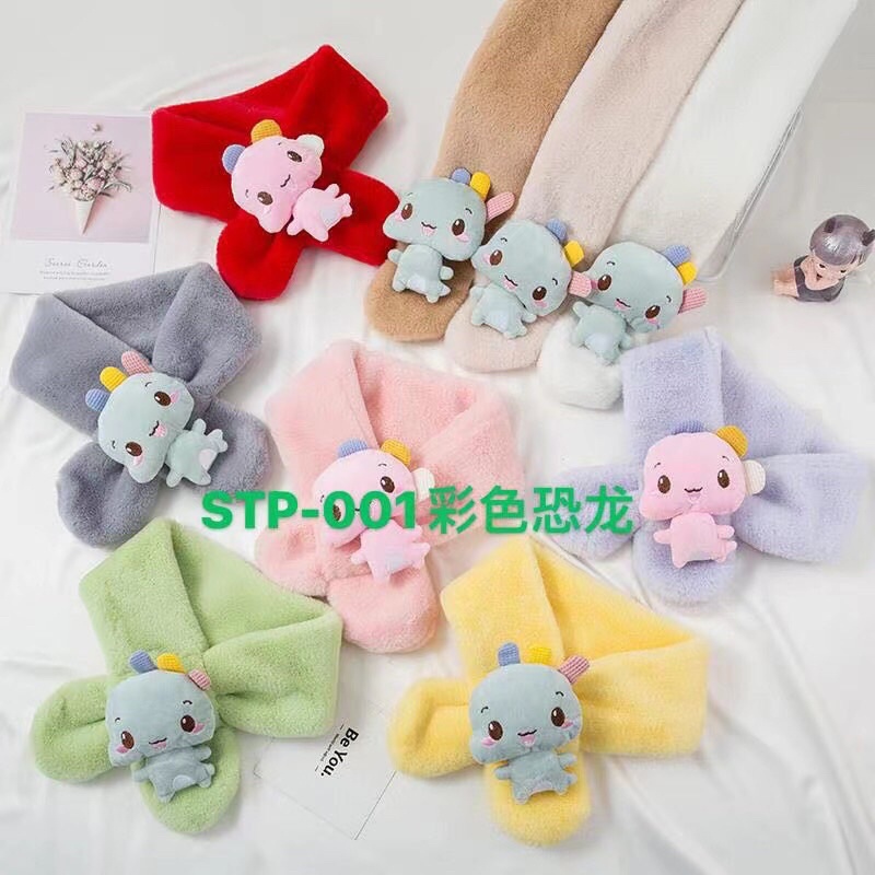 [HÀNG QC LOẠI I] Khăn quàng cổ cho bé chất lông thỏ dầy dặn siêu cute_Quần áo trẻ em thu đông