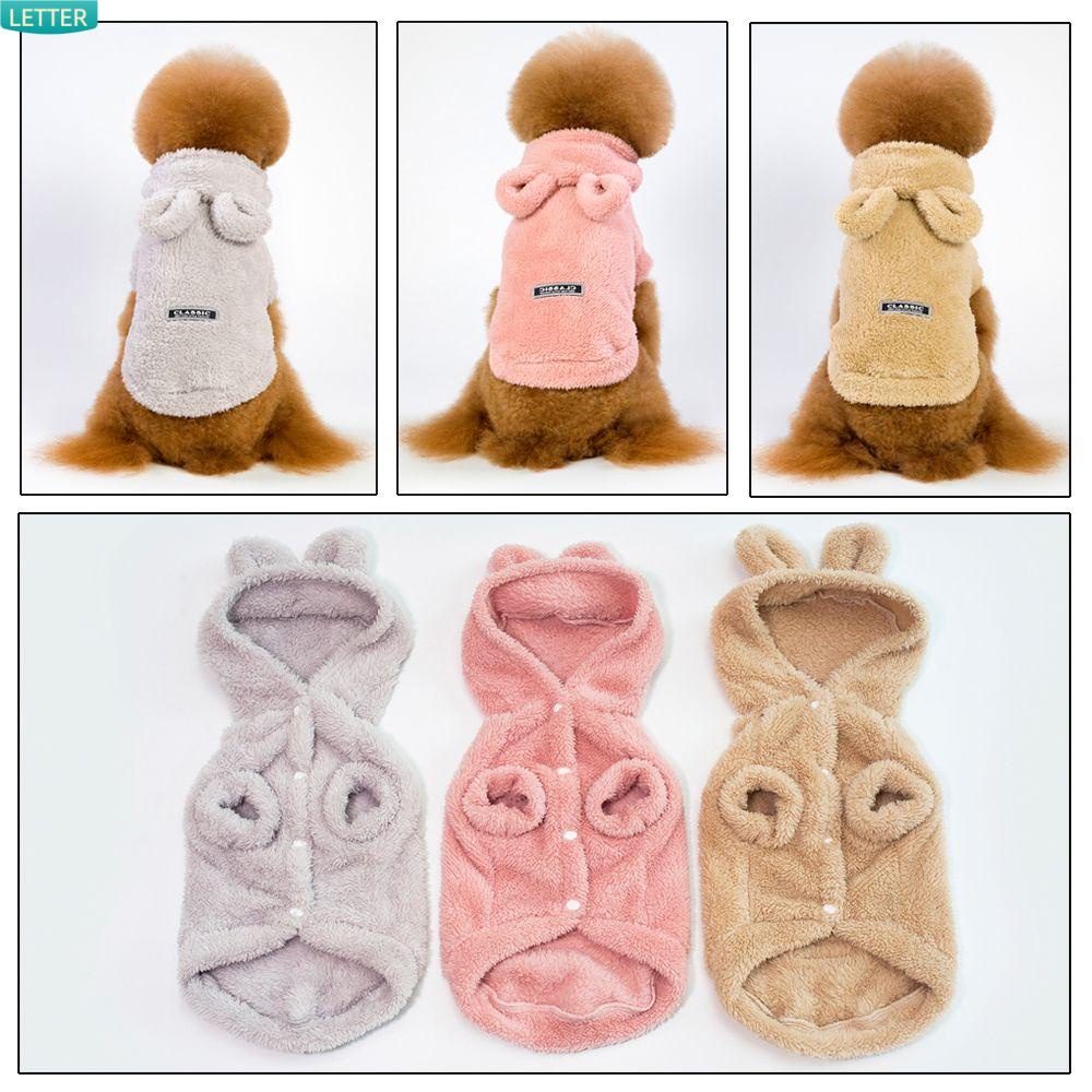 Áo Khoác Có Nón Giữ Ấm Mùa Đông Cho Thú Cưng Nhiều Màu Sắc