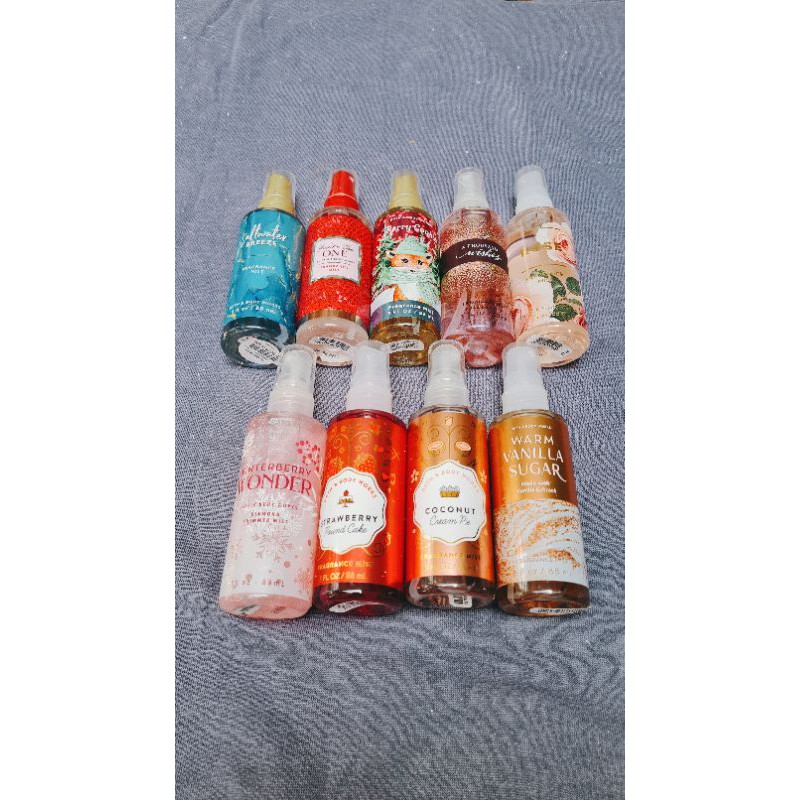 ✈️ XỊT THƠM TRAVEL SIZE ✈️ 88ml Bath & Body Works