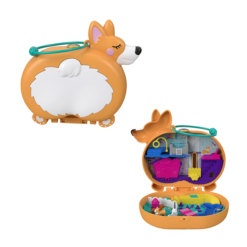 Đồ Chơi POLLY POCKET Polly Pocket Và Chú Chó Corgi Đáng Yêu GTN13/FRY35