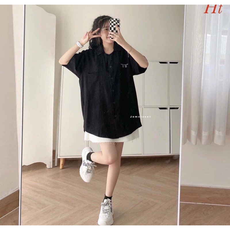Áo sơ mi cộc tay ký hiệu You’re H2A887