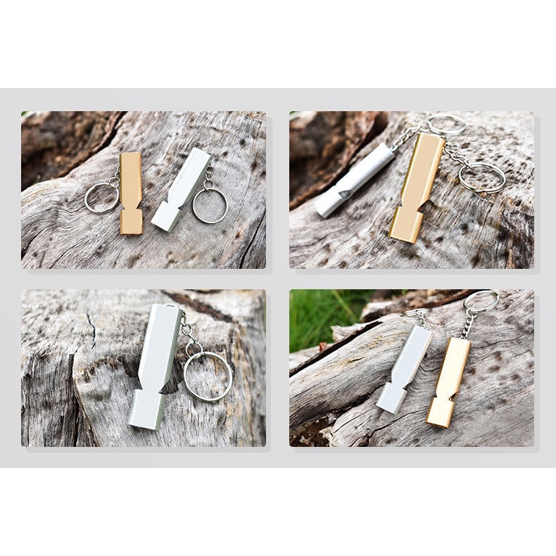 Còi Hợp kim nhôm còi cứu sinh ngoài trời bằng thép không gỉ còi tần số cao Còi trọng tài/còi cảnh sá