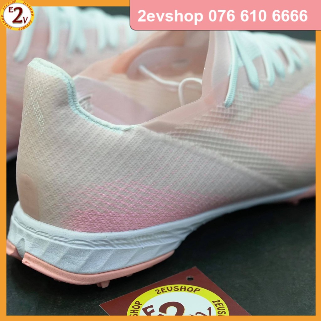 [Mẫu Mới] [Tặng Túi/Tất] Giày Đá Bóng 𝗧𝗙 𝗔𝗱𝗶𝗱𝗮𝘀 𝗫 𝗚𝗛𝗼𝘀𝘁𝗲𝗱.𝟭 Hồng Đã Khâu