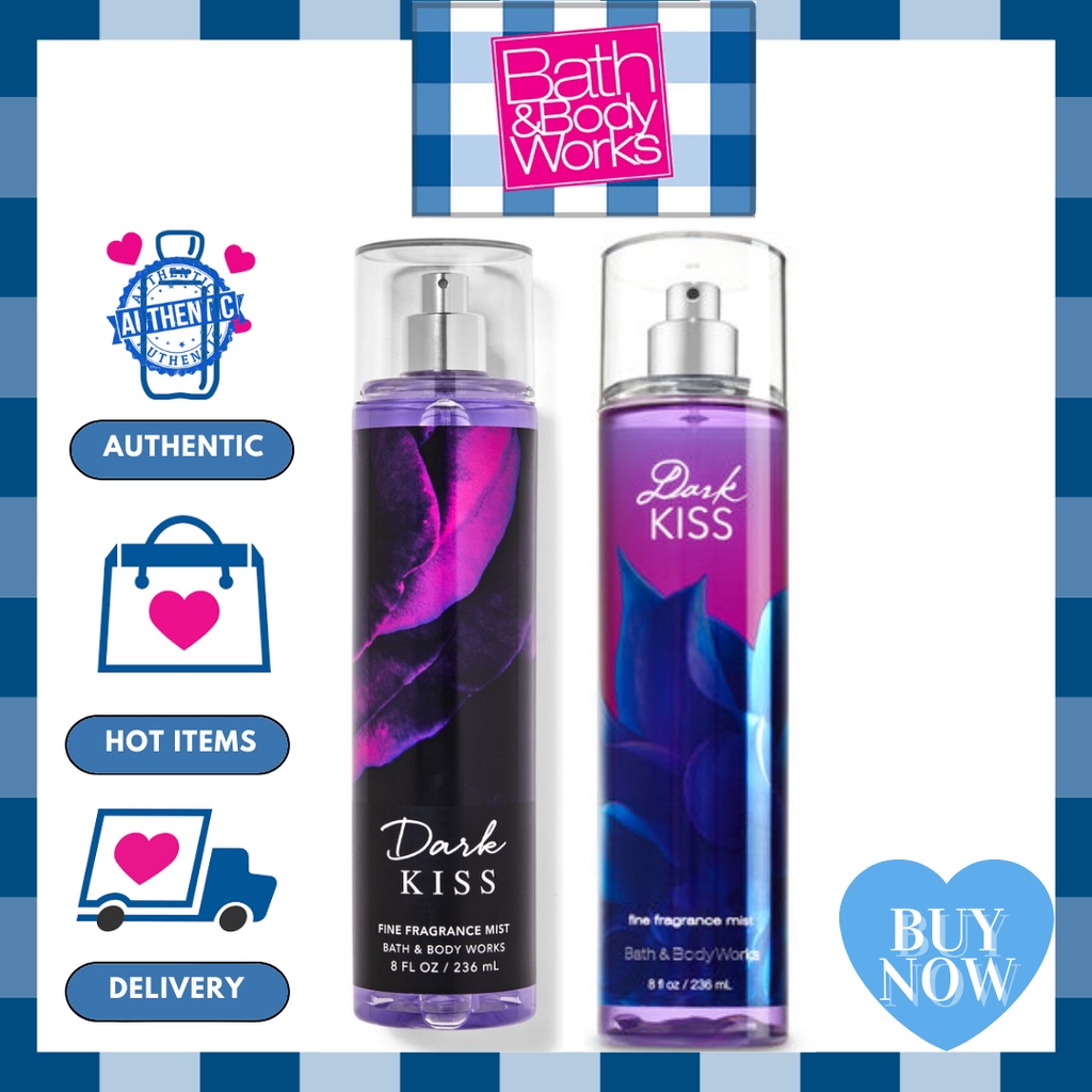 Xịt Thơm DARK KISS Bath And Body Works - Body Mist 236ml