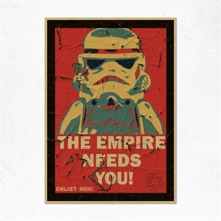 Poster Phim Star Wars Darth Vader R2-D2