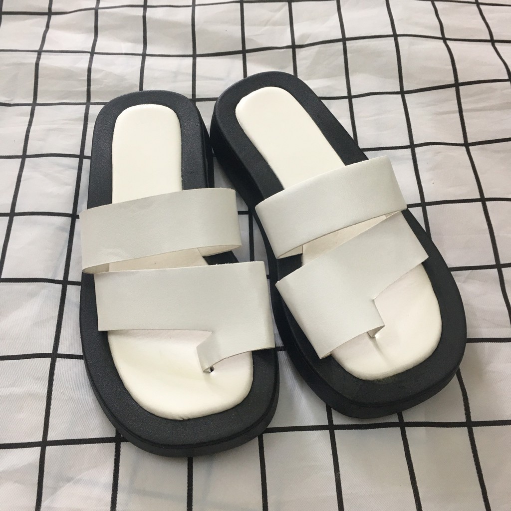 Dép Nữ Thời Trang, Kiểu Dép Bánh Mì Quai Ngang Đế Eva 4cm Dày Dặn Êm Ái, Chất Lượng Cao Mẫu Mới 2022