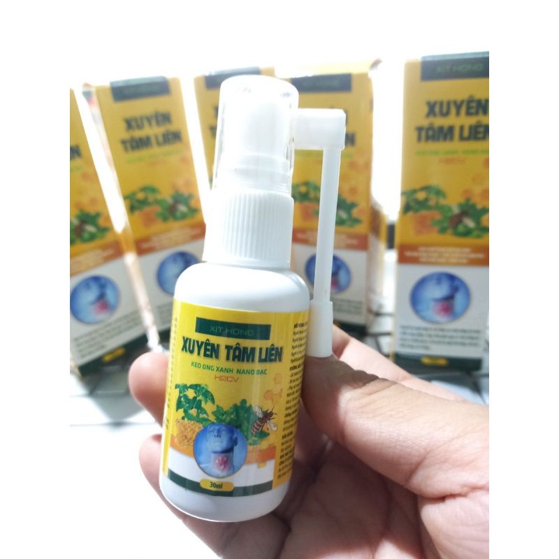 Xịt họng xuyên tâm liên