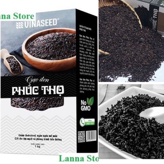 Gạo lứt đen phúc thọ ăn giảm cân/ ăn kiêng / eat clean / tập gym - hộp 1kg
