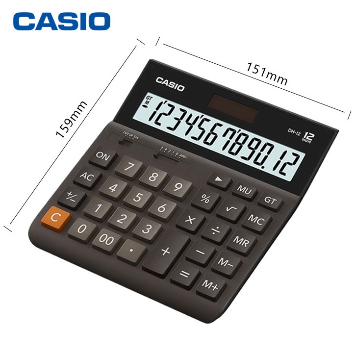 Đồng Hồ Điện Tử Casio Mh / Dh-12 12 Độ Kèm Phụ Kiện