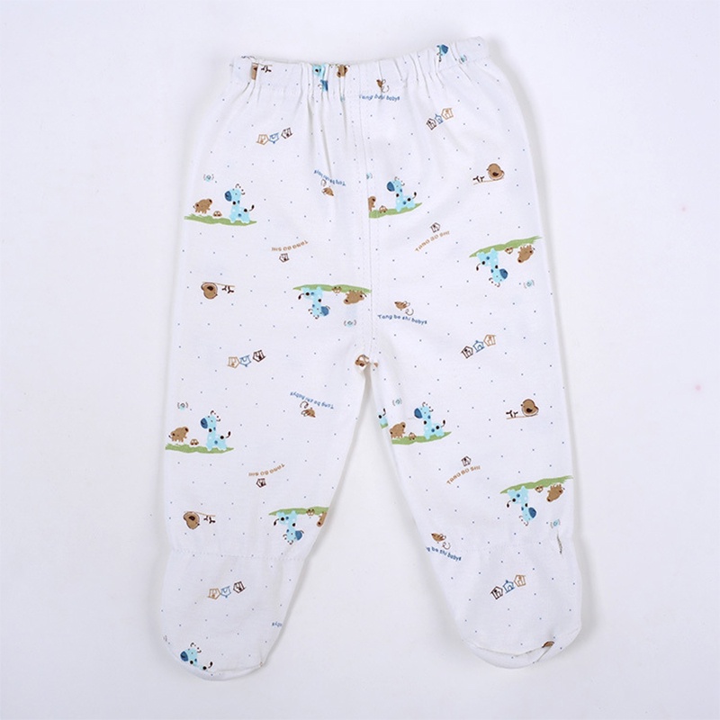 Set 5 món đồ quần áo dài cho bé sơ sinh 0-3 tháng 100% cotton nguyên chất hàng xuất Hàn cao cấp _ SET02