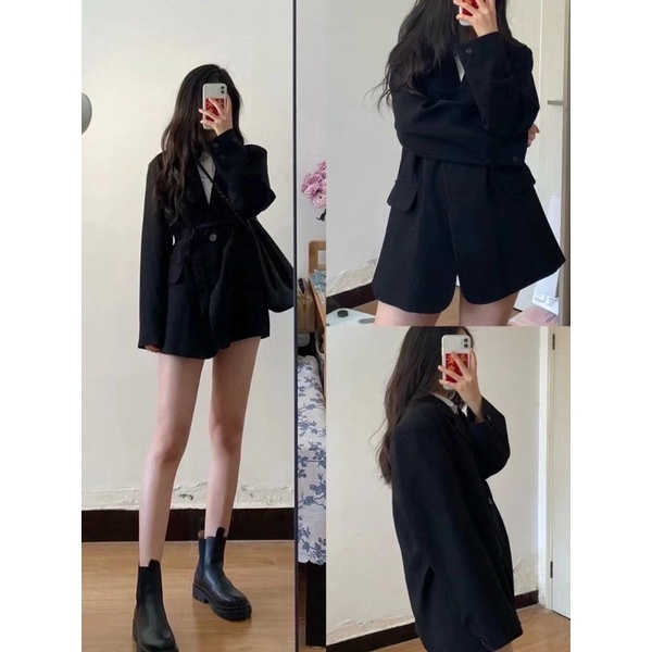Áo Blazer phong cách hàn quốc hàng quảng châu ulzzang  ⚡thời trang giới trẻ -Loại 1  (2Lớp) . | BigBuy360 - bigbuy360.vn