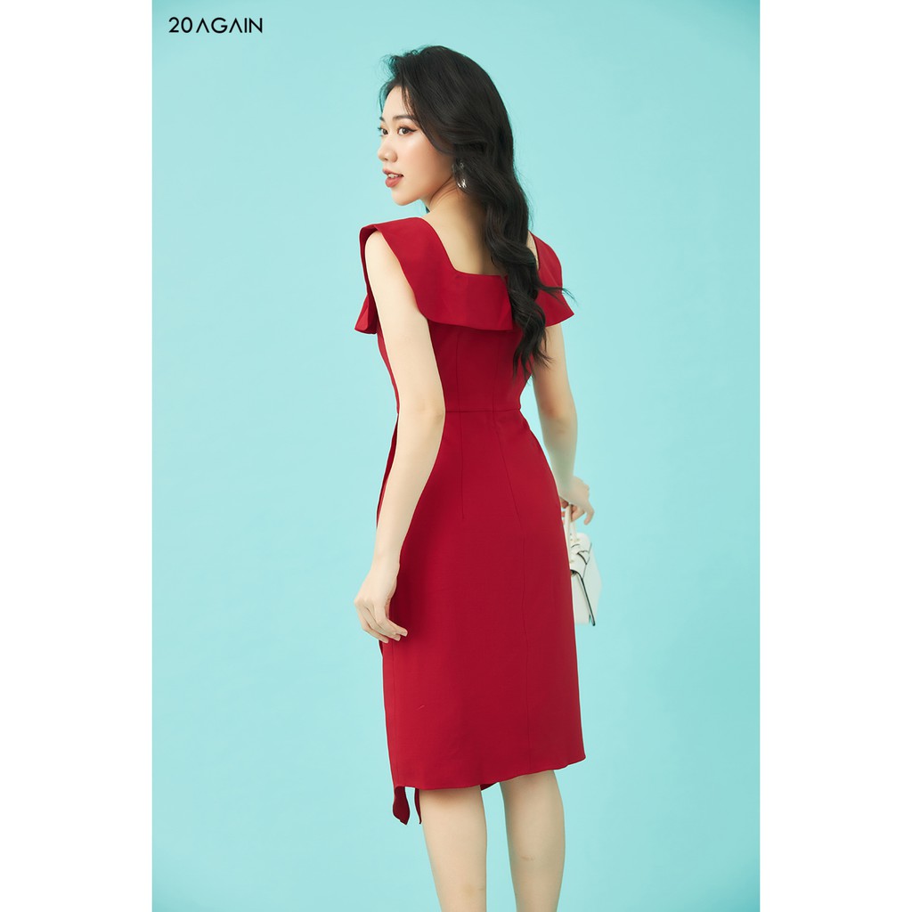 Đầm Ôm Bèo Nơ Vai 20AGAIN DOA0977 | BigBuy360 - bigbuy360.vn