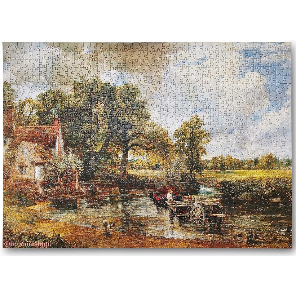 Tranh Ghép Xếp Hình 1000 Mảnh DIY Jigsaw Puzzle Màu Đẹp Sắc Nét Miếng Dày RandomCut 70x50 Mona Lisa Museum Collection