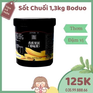 Sốt Chuối BODUO hộp 1,3kg làm bánh , trà sữa.