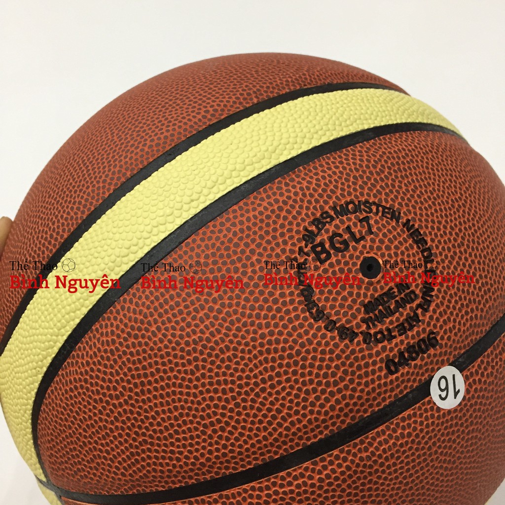 Bóng rổ số 7 Molten GG7 / GL7 FIBA da PU cao cấp (Tặng kim bơm, túi lưới) chơi sân indoor trong nhà, nam THPT