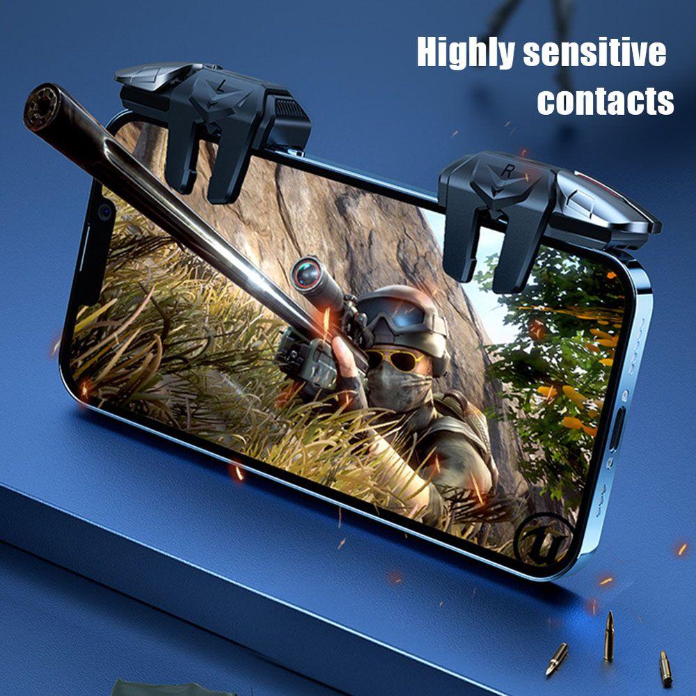 Nút Bấm L1R1 Bằng Kim Loại Bền Bỉ Chuyên Dụng Cho Chơi Game PUBG Trên Điện Thoại