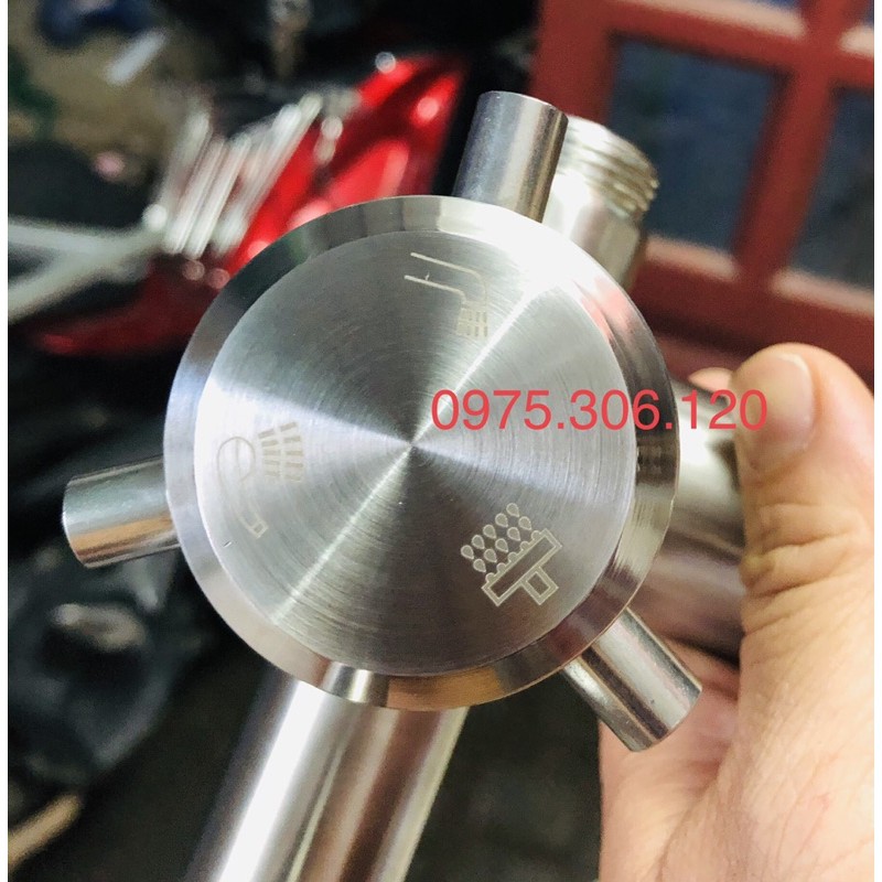 (SEN CÂY TĂNG ÁP NƯỚC MẠNH) Bộ Sen Cây Tắm Đứng Nóng Lạnh INOX 304 N1007 Fotar và tay sen tắm củ sen hàng đúc