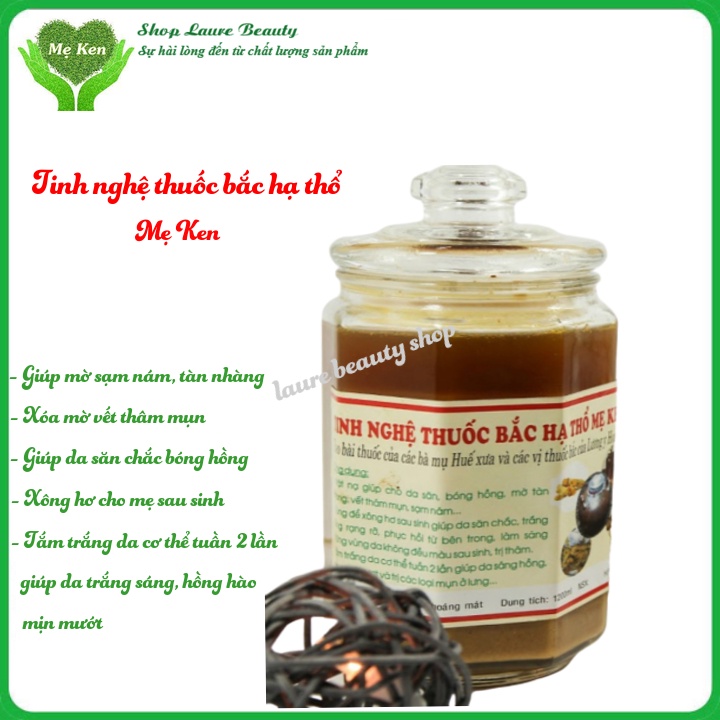 Mặt Nạ Tinh Nghệ Thuốc Bắc Hạ Thổ Chuẩn Chất Lượng Mẹ Ken 500ml