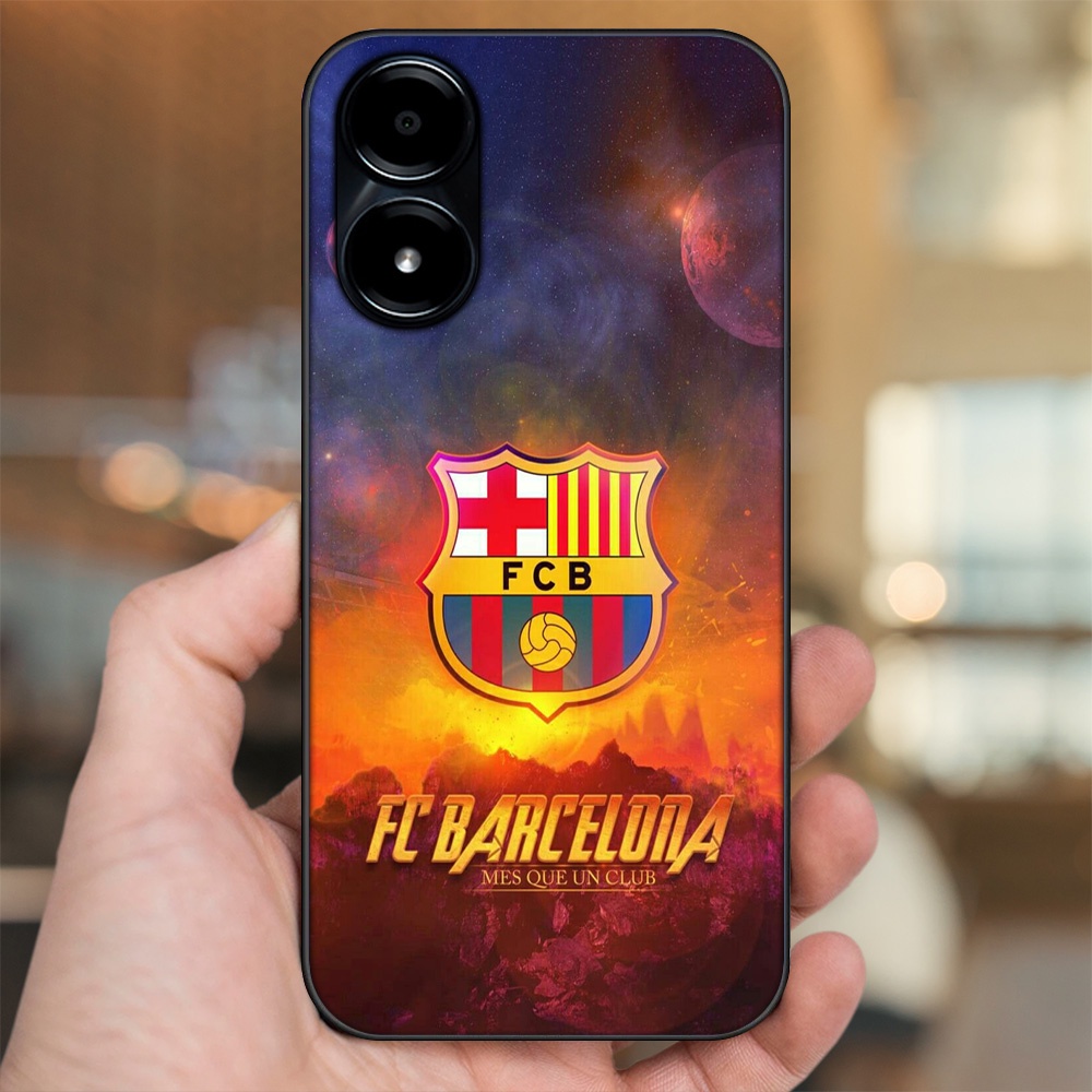 Ốp lưng Vivo Y02s viền đen in hình Barcelona Barca