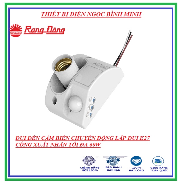 Đui đèn cảm biến chuyển động-rạng đông